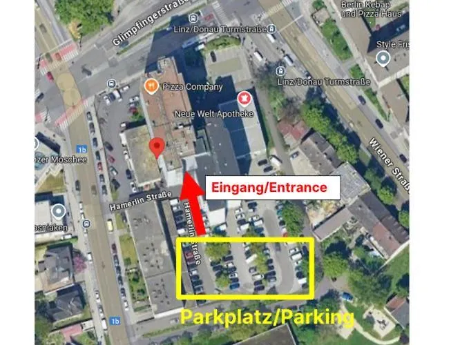 Zentrales Studio-apartment In Linz, Arbeiter-hit * Linz